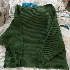 Dark green sweater